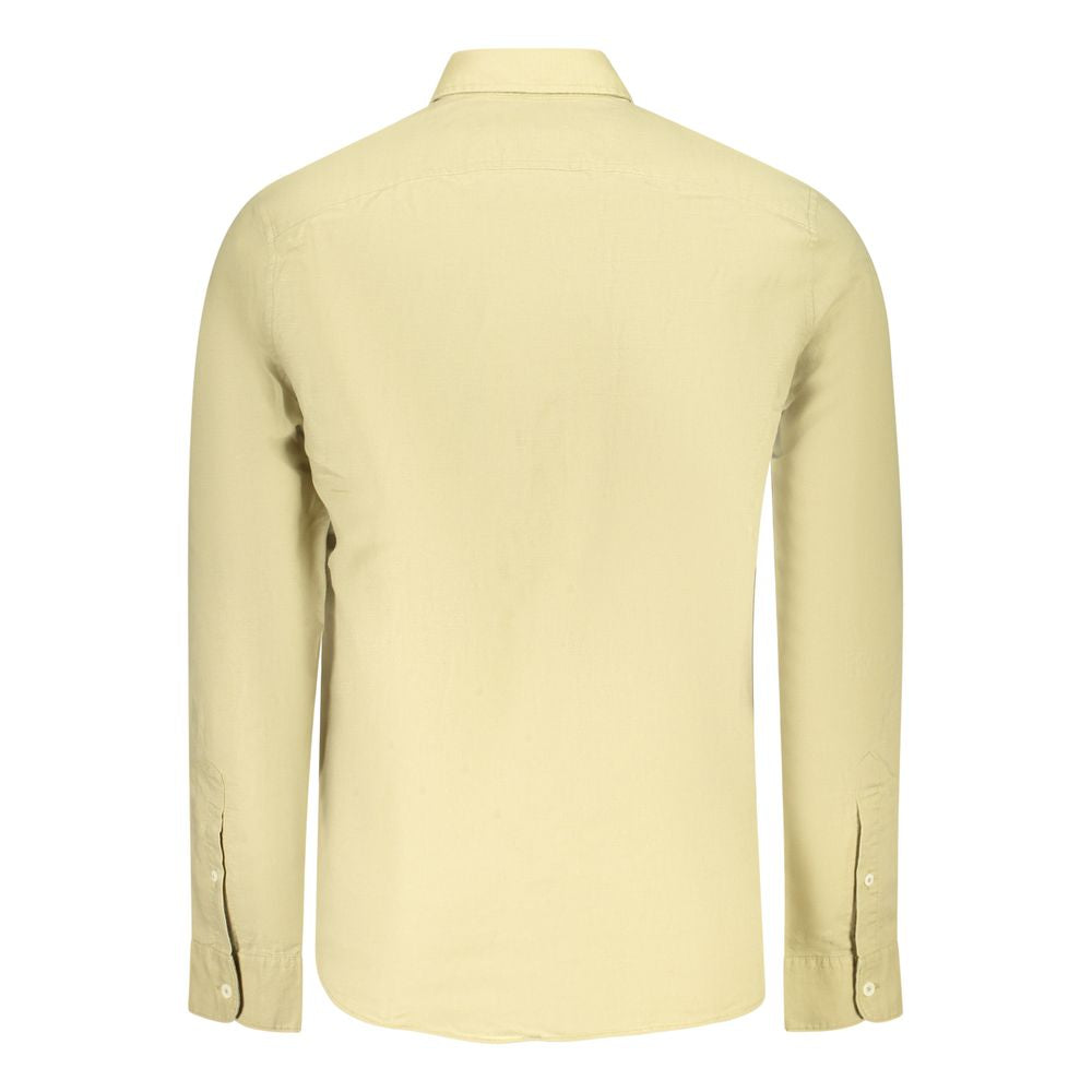 Timberland Beige Cotton Men Shirt