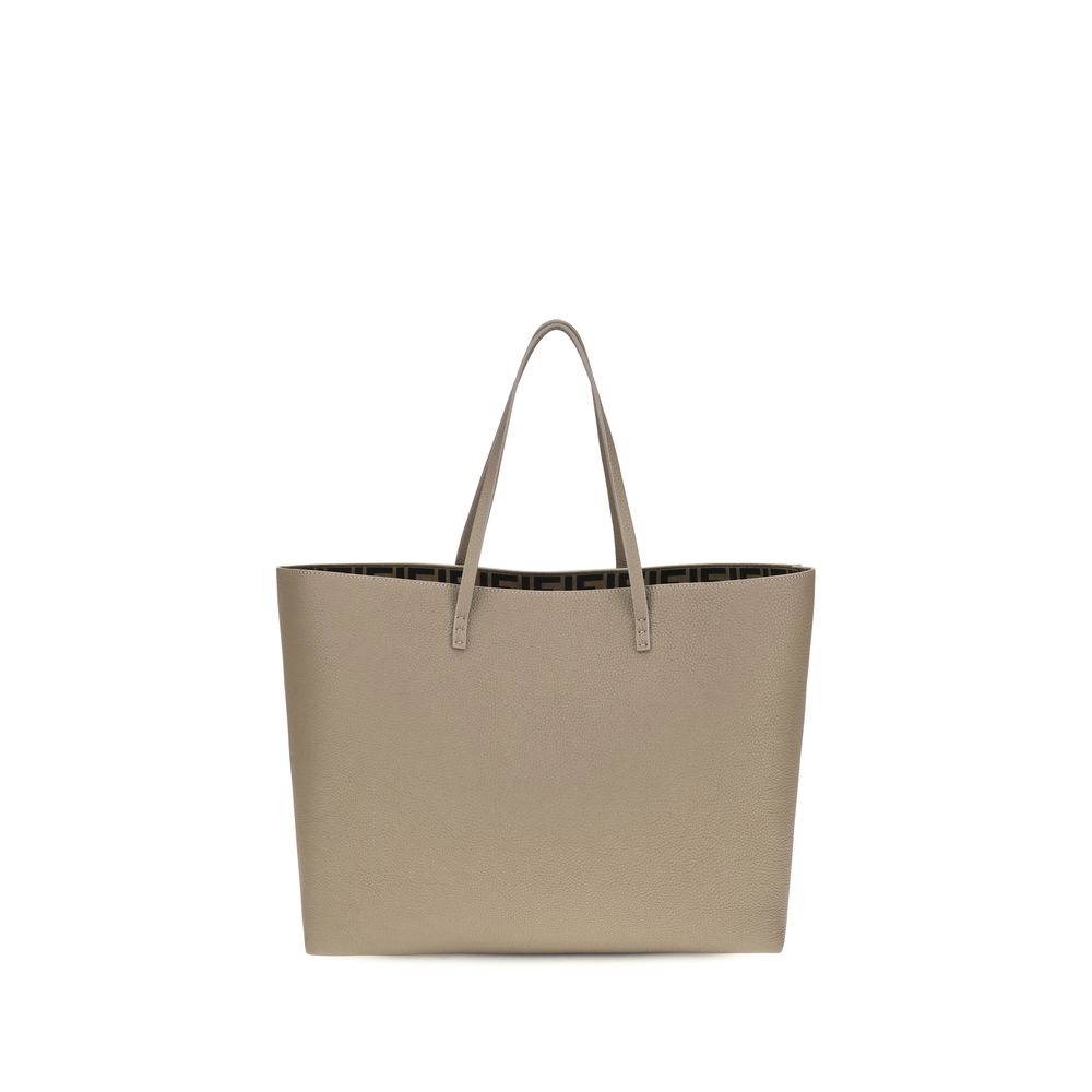 Fendi beige calf leather shoulder bag
