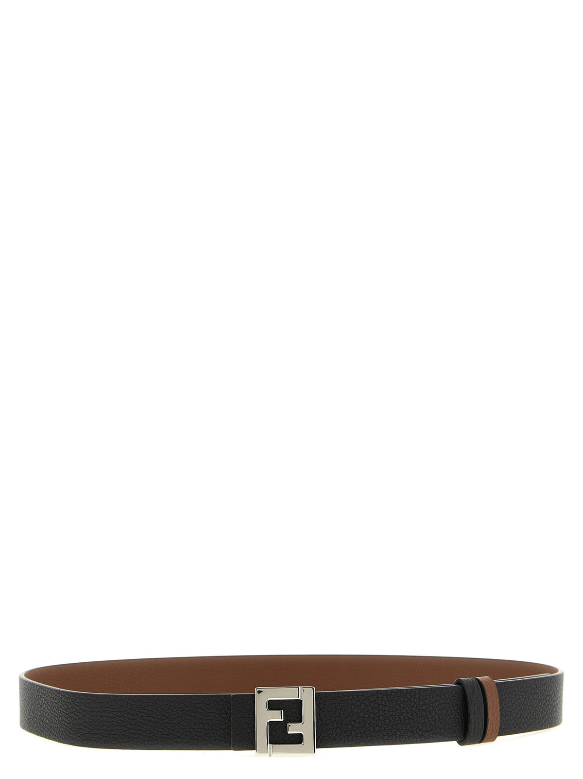 Fendi multicolour calfskin belt for men