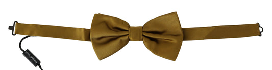 Dolce & Gabbana Yellow Mustard 100% Silk Butterfly Papillon Men Bow Tie - ClickThatClicks 