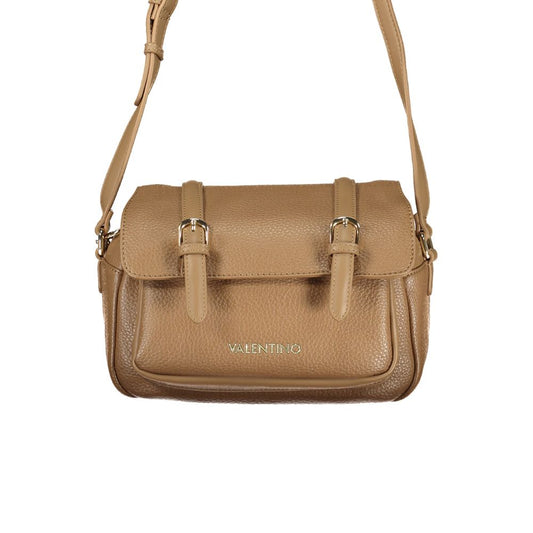Mario Valentino Marrone Poliuretano Women Shoulder Bag - ClickThatClicks 