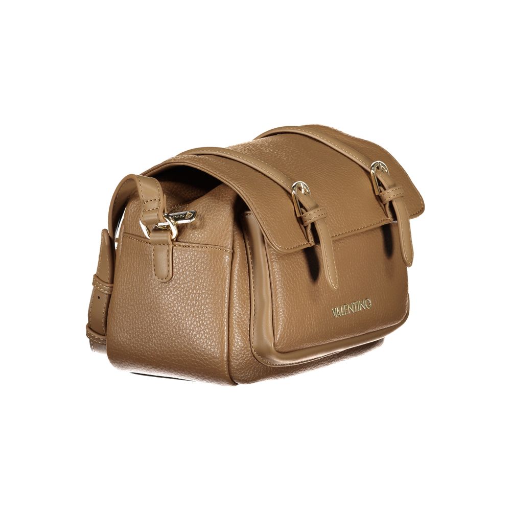 Mario Valentino Marrone Poliuretano Women Shoulder Bag - ClickThatClicks 