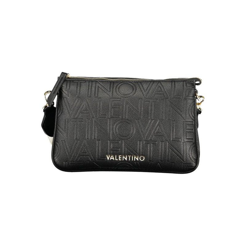 Mario Valentino Black Polyurethane Women Handbag