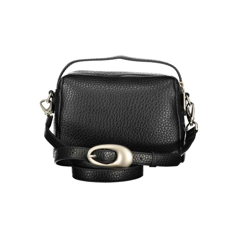 Mario Valentino Nero Poliuretano Women Handbag - ClickThatClicks 