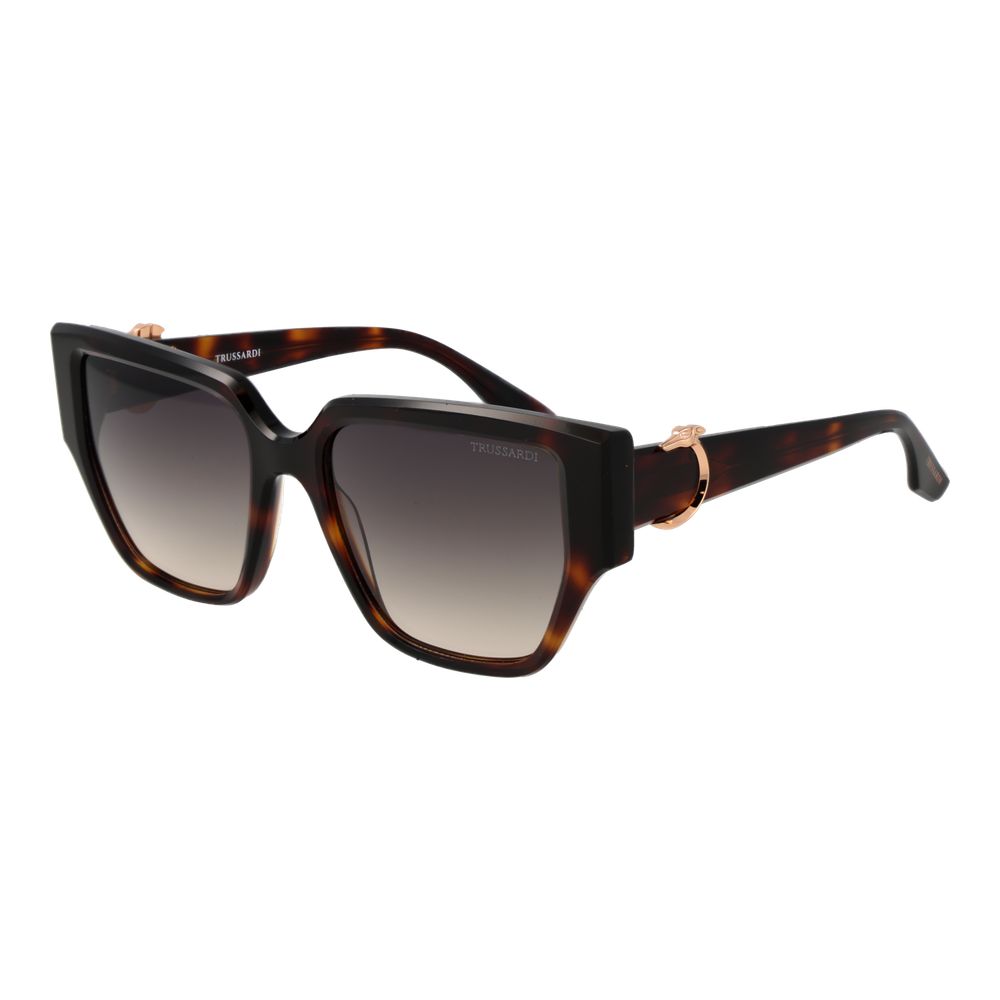 Trussardi Brown Acetate Sunglasses