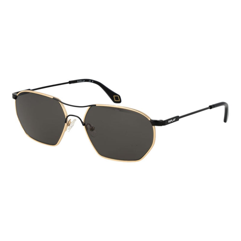 Replay Gold Metal Sunglasses