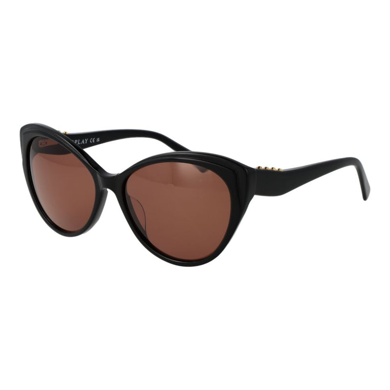 Replay Black Plastic Sunglasses