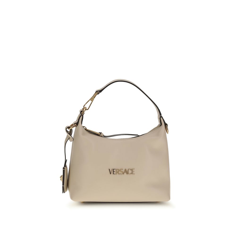 Versace Beige Calf Leather Bos Taurus Handbag - ClickThatClicks 