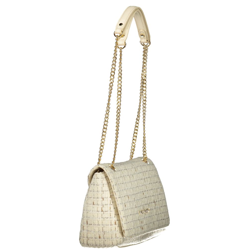 Mario Valentino Bianco Polyurethane Women Shoulder Bag - ClickThatClicks 