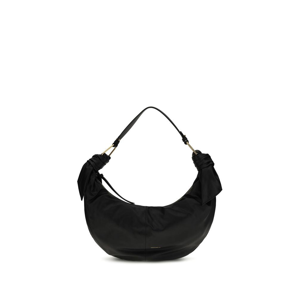 Coccinelle Black Calf Leather Bos Taurus Shoulder Bag - ClickThatClicks 
