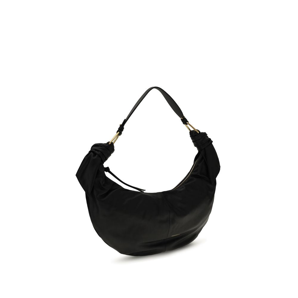 Coccinelle Black Calf Leather Bos Taurus Shoulder Bag - ClickThatClicks 