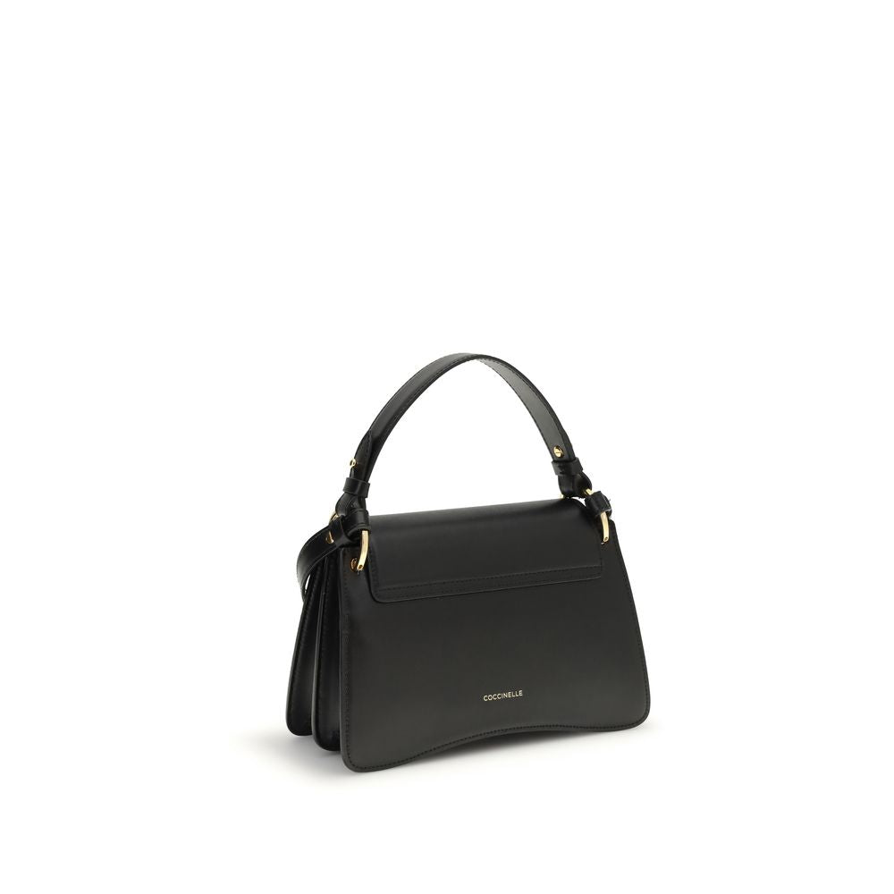 Coccinelle Black Calf Leather Bos Taurus Shoulder Bag - ClickThatClicks 