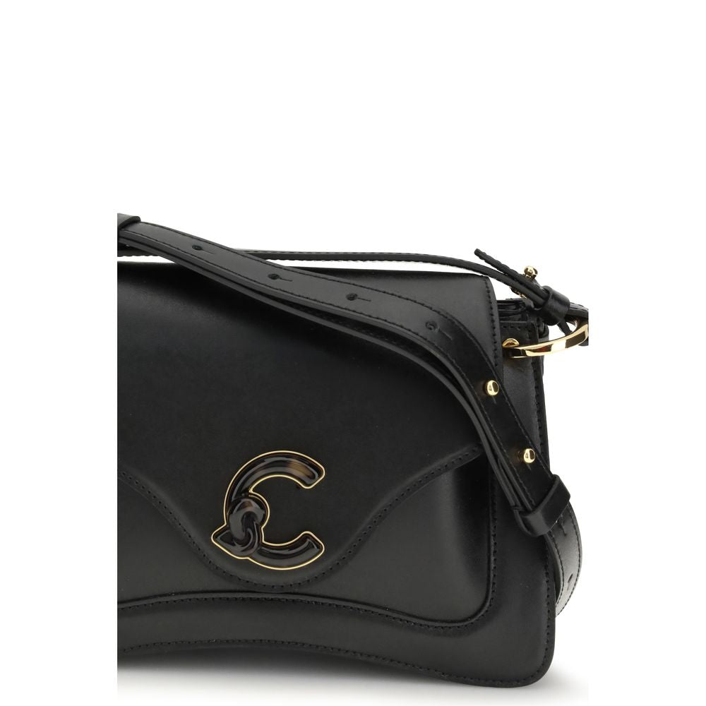 Coccinelle Black Calf Leather Bos Taurus Shoulder Bag - ClickThatClicks 