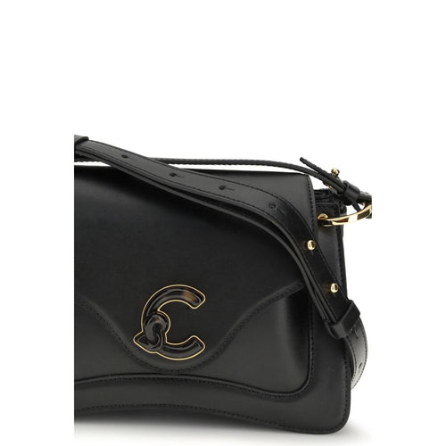 Coccinelle Black Calf Leather Bos Taurus Shoulder Bag - ClickThatClicks 