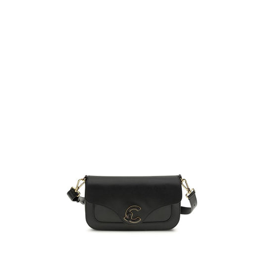 Coccinelle Black Calf Leather Bos Taurus Shoulder Bag - ClickThatClicks 