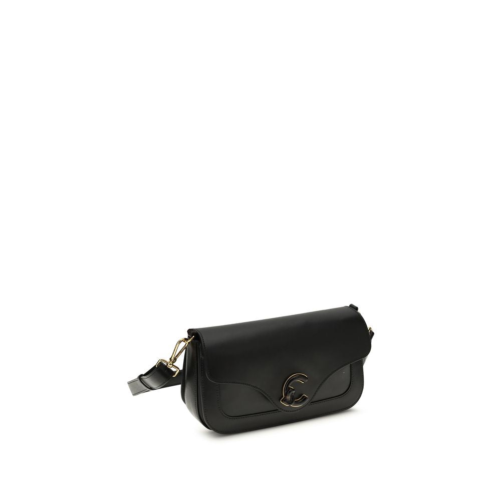 Coccinelle Black Calf Leather Bos Taurus Shoulder Bag - ClickThatClicks 