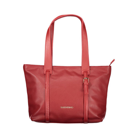 Mario Valentino Rosso Polyurethane Woman Shoulder Bag - ClickThatClicks 
