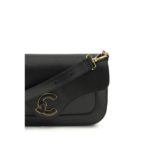 Coccinelle Black Calf Leather Bos Taurus Shoulder Bag - ClickThatClicks 