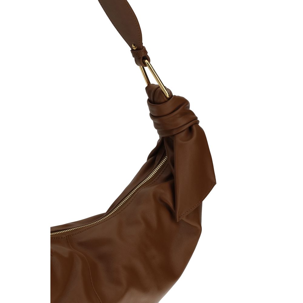 Coccinelle Brown Calf Leather Bos Taurus Shoulder Bag - ClickThatClicks 