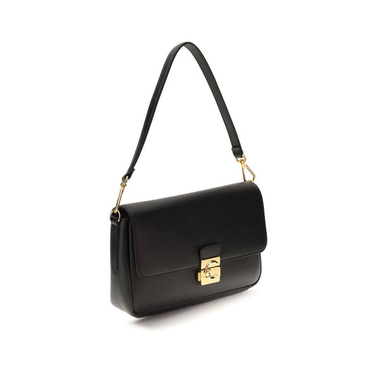 Coccinelle Black Calf Leather Bos Taurus Shoulder Bag - ClickThatClicks 