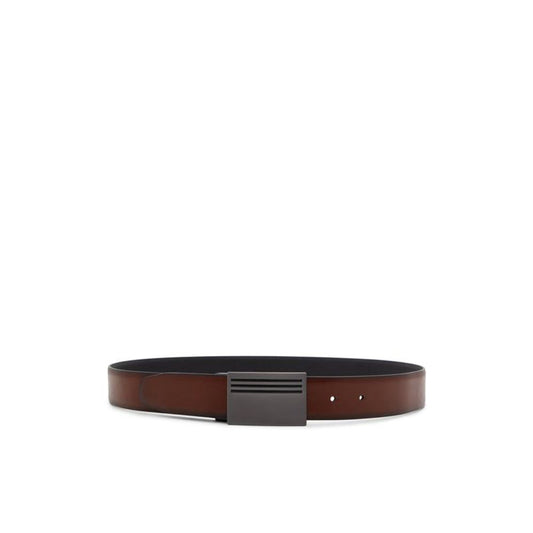 ALDO Black Cowhide Regular Belt - ClickThatClicks 