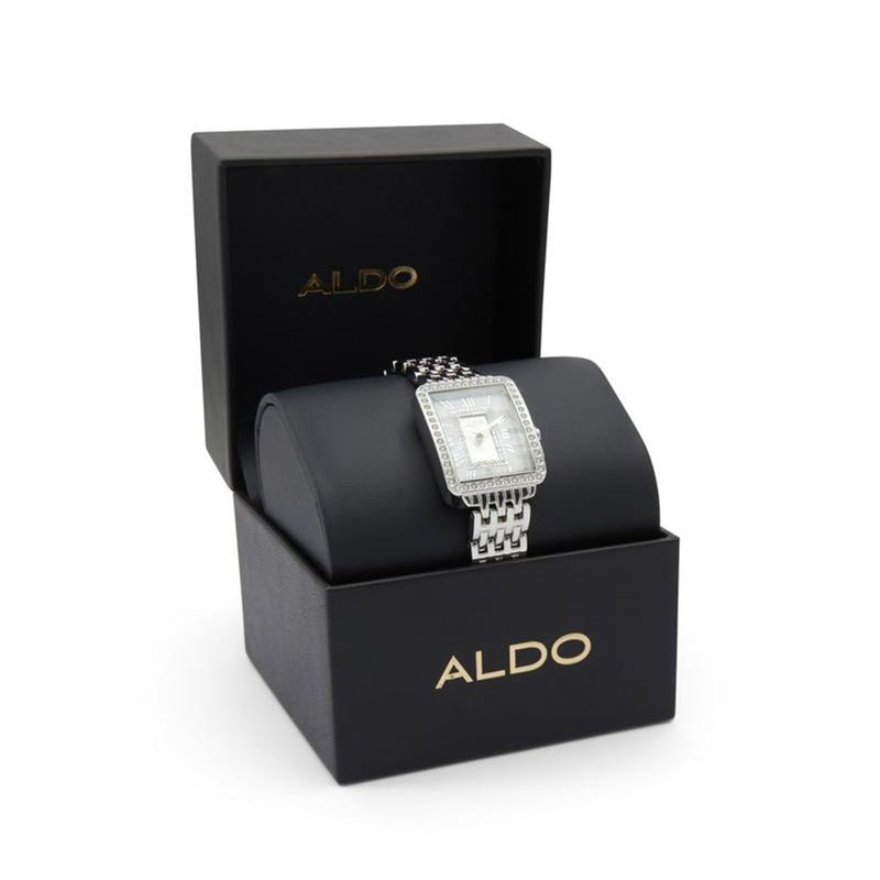 ALDO Silver Zinc Bracelet Watch
