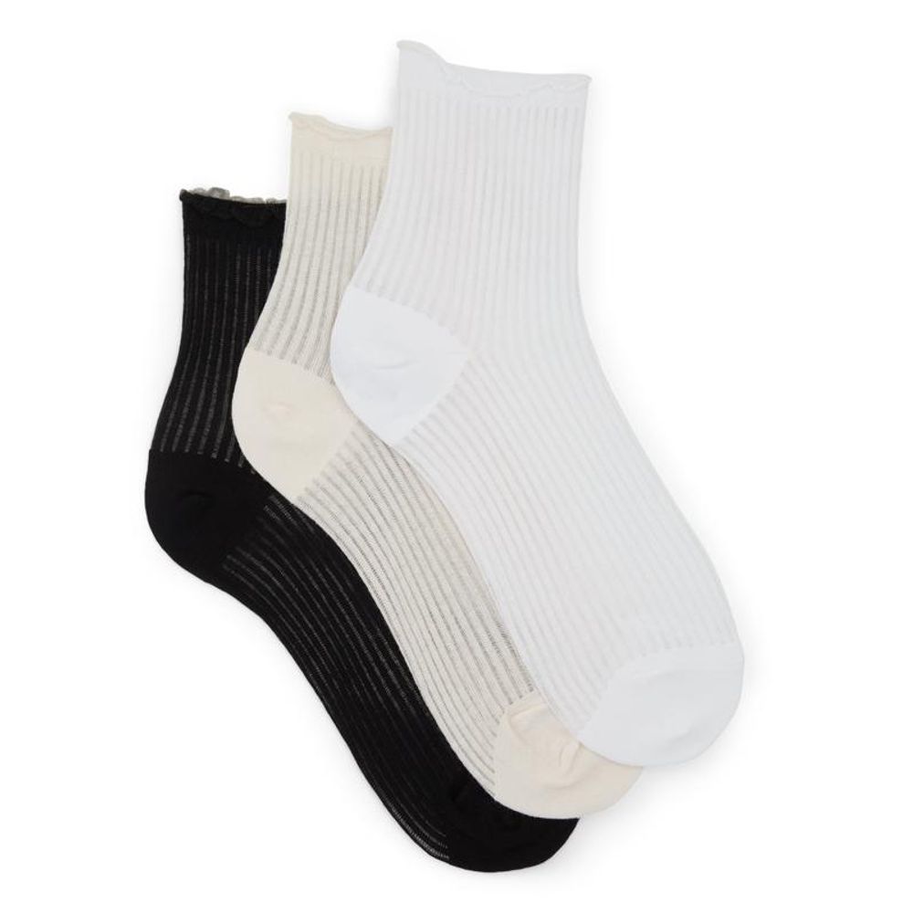 ALDO White Cotton Socks - ClickThatClicks 