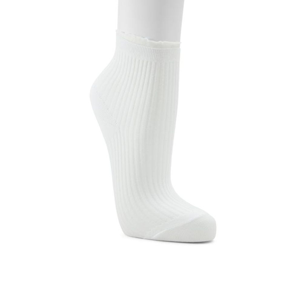 ALDO White Cotton Socks - ClickThatClicks 
