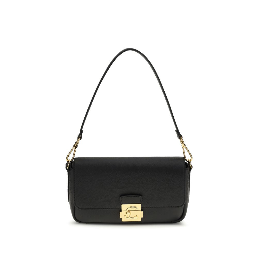 Coccinelle Black Calf Leather Bos Taurus Shoulder Bag - ClickThatClicks 