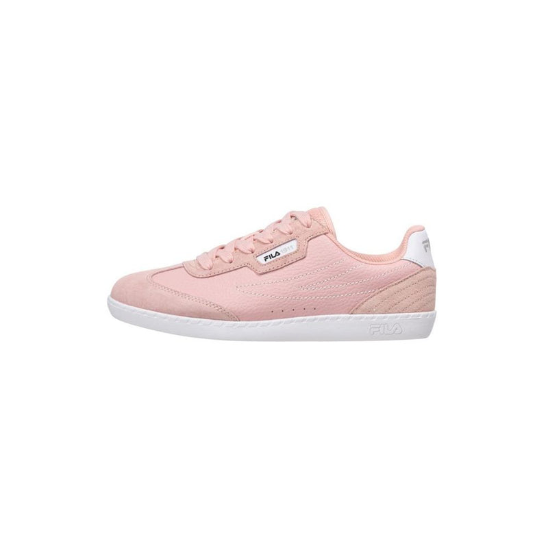 Fila Pink Leather Low Top Sneakers