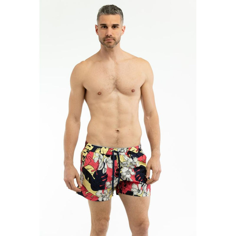 Moschino Multicolor Polyester Swim Shorts