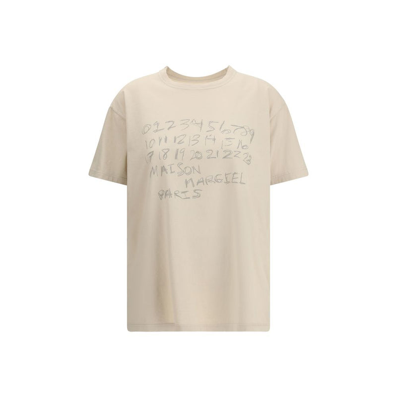 Margiela Beige Cotton T-Shirt