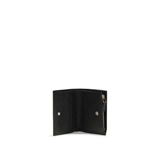 Valentino Garavani Black Lamb Ovis Aries Aries Wallet - ClickThatClicks 