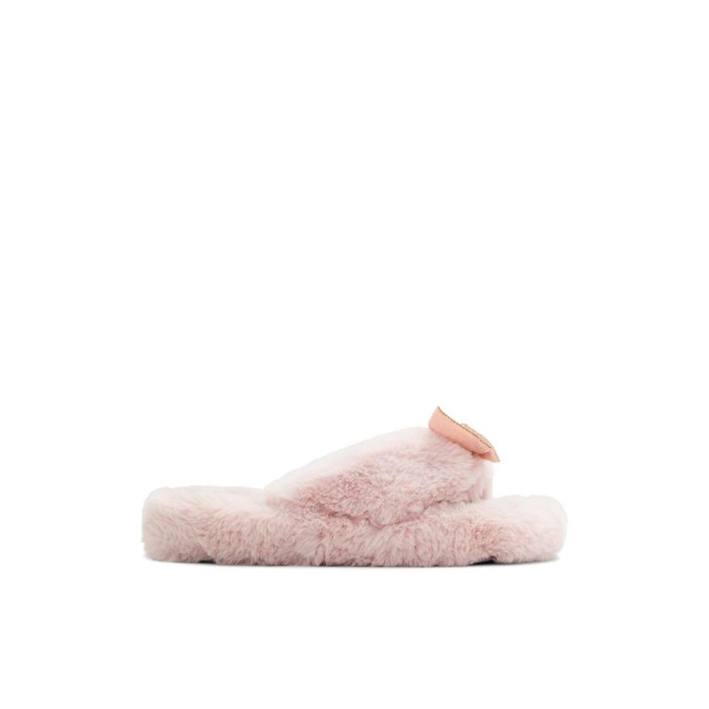 ALDO Pink Polyester Slippers
