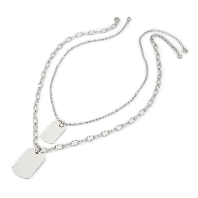 ALDO Silver Elastane Necklace