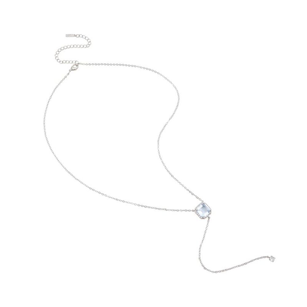 ALDO Light Blue Elastane Necklace