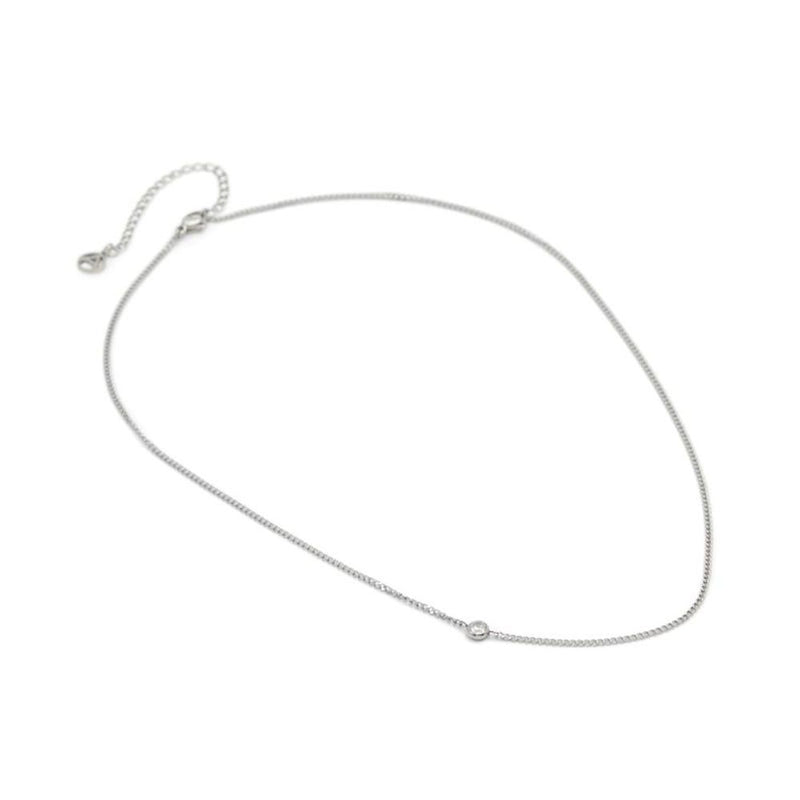 ALDO Silver Elastane Necklace