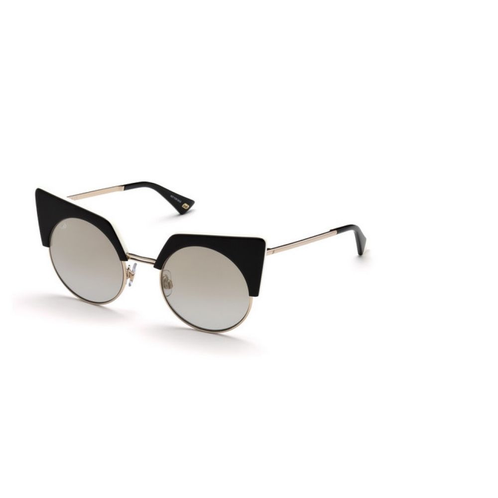 WEB EYEWEAR Black Metal Sunglasses
