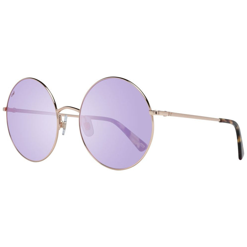 WEB EYEWEAR Gold Metal Sunglasses