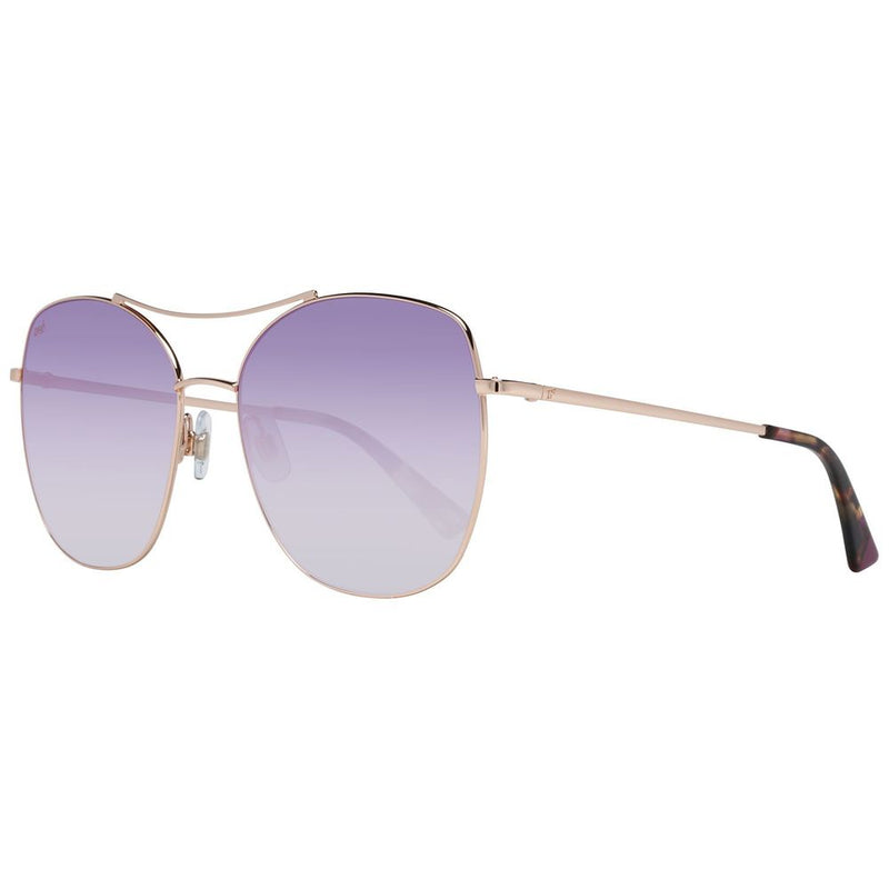 WEB EYEWEAR Gold Metal Sunglasses