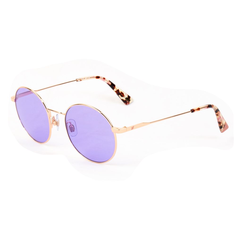 WEB EYEWEAR Pink Metal Sunglasses