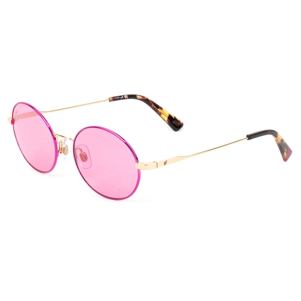 WEB EYEWEAR Gold Metal Sunglasses
