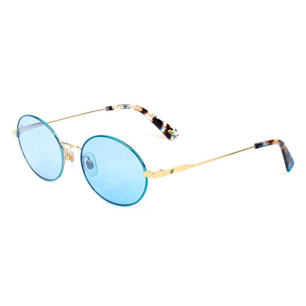 WEB EYEWEAR Gold Metal Sunglasses