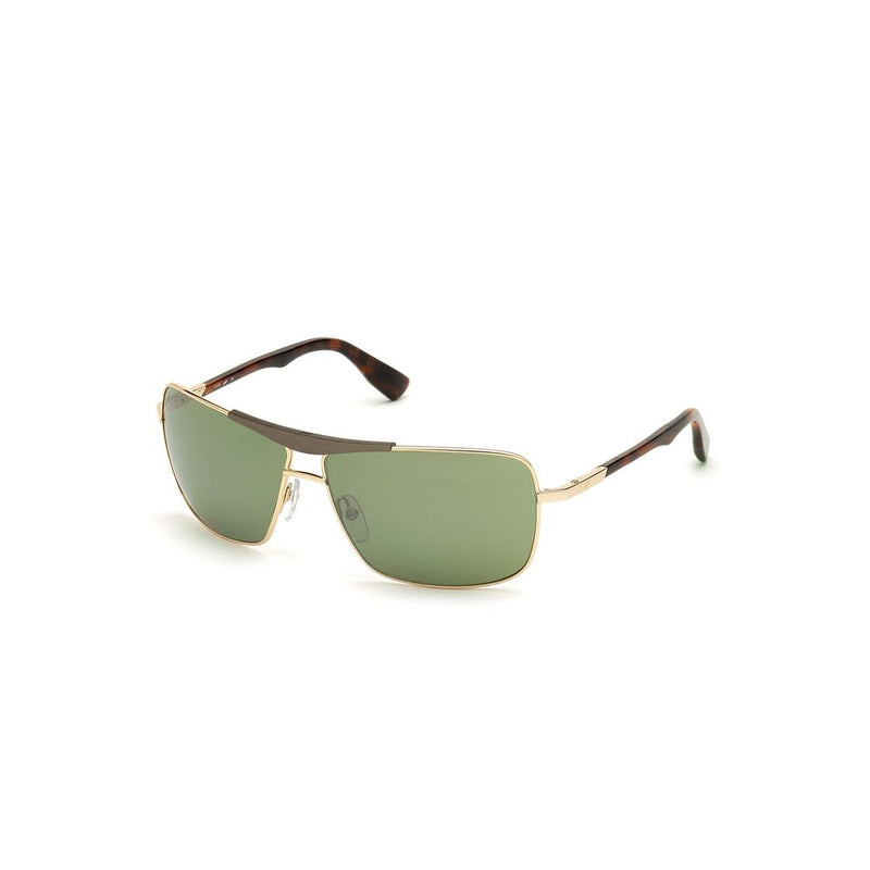 WEB EYEWEAR Gold Metal Sunglasses