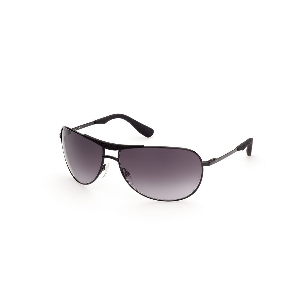 WEB EYEWEAR Black Metal Sunglasses