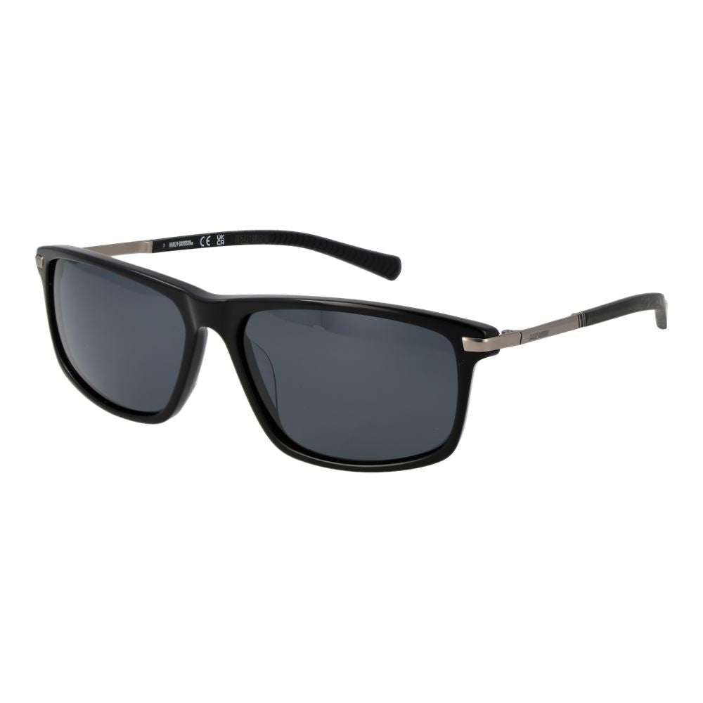Harley-Davidson Black Acetate Sunglasses