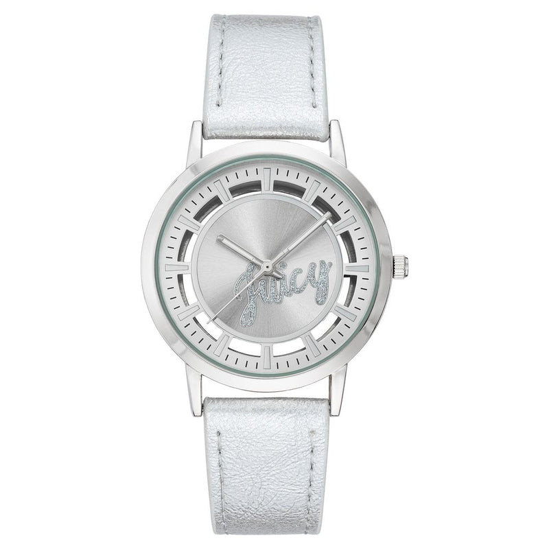 Juicy Couture Silver Plastic Dress Watch