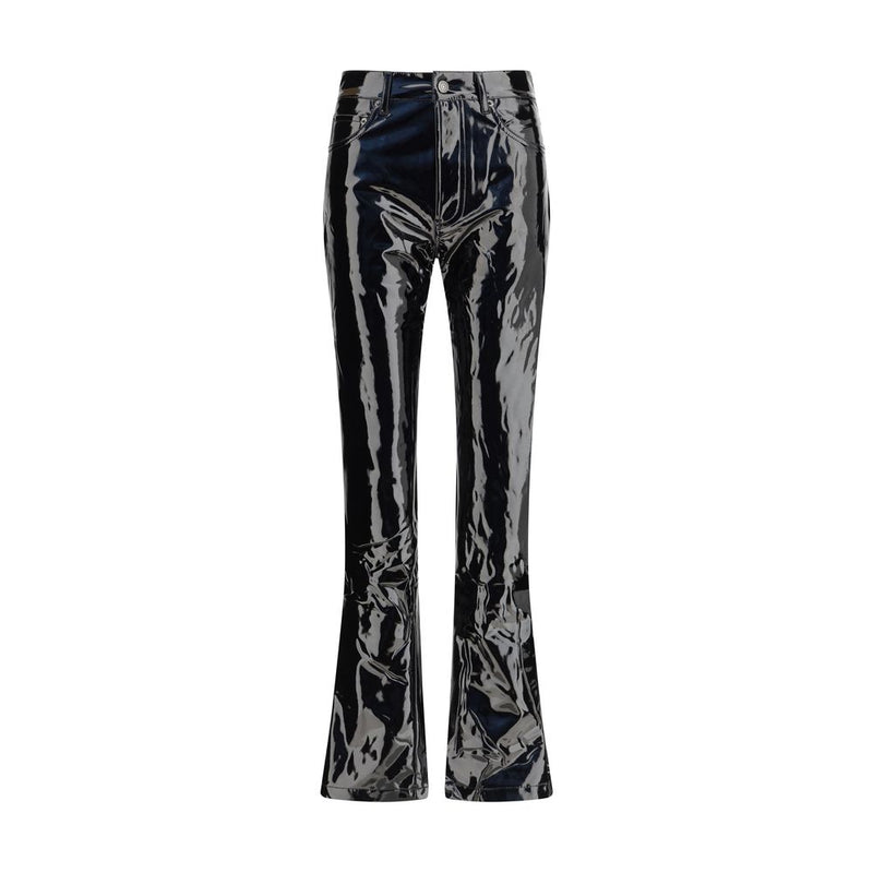 Fiorucci Black Polyethylene Casual Pants