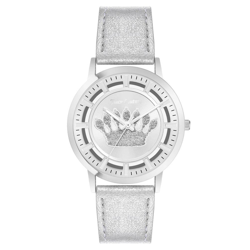 Juicy Couture Silver Plastic Dress Watch