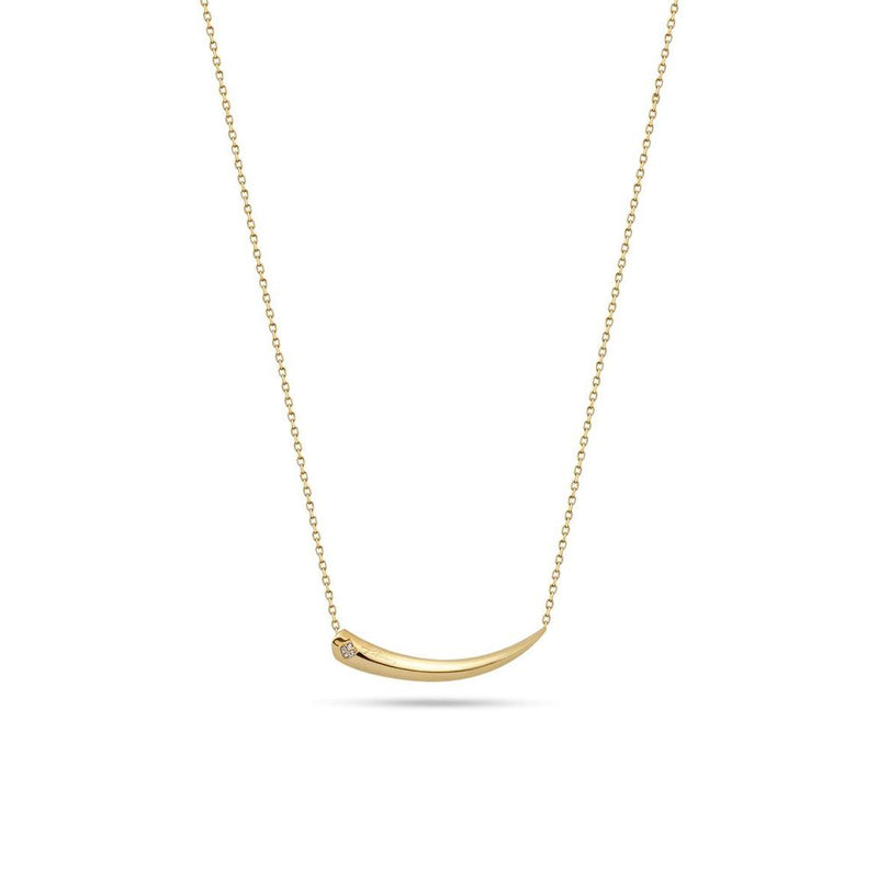 Police Gold Stainless Steel Necklace